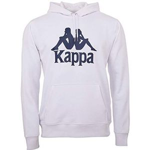 Kappa Heren Taino sweatshirt Authentic | capuchontrui, retro look hoodie, pullover sweater longshirt, regular fit, maat S-XXL