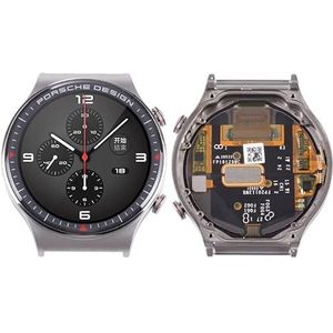 Smartwatch vervangende onderdelen Origineel LCD -scherm voor Huawei Bekijk GT 2 Porsche Design Digitizer volledige montage met frame Smartwatch vervangende onderdelen