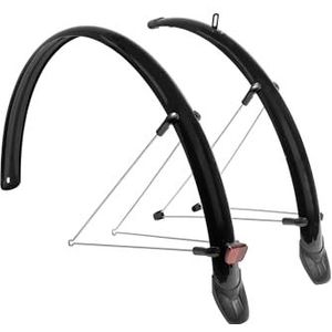 XLC MG-F03 Spatbord Stadfiets Set - 28 inch / 46 mm - PVC - Geschikt voor Stad/Tour Fiets