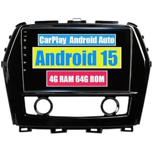 RoverOne Auto Stereo CarPlay Hoofd Unit voor Nissan Maxima A36 2015 2016 2017 2018 2019 2020 Android Auto Touchscreen Sat Navi Bluetooth WiFi Radio Speler