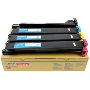 1 STUKS TN210 Toner Cartridge for K-nica M-nolta B-zhub C250 C252 Compatibele Japanse Kopieermachine BK:430G CMY:260G(M-260g)