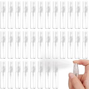 mizikuu 100 stuks 2 ml parfumverstuiver, navulbare mini-spuitflessen, doorzichtige spuitfles, parfumflesje, kunststof verstuiver, make-up-tool voor parfum, geurmonsters, lichaamsverzorging, vloeistof