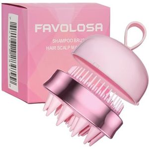 Unieke 2-in-1 ontwerp natte en droge hoofdhuid massager shampoo bad borstel voor haargroei en roos verwijdering, haar scrubber met zachte siliconen borstelharen, hoofdhuid scrub voor hoofdhuid