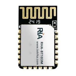 2 stks RHA-BT103M Klein-formaat BLE 5.2 Bluetooth-module, ultra-laag vermogen, snelle stabiele draadloze transmissie voor industriële gegevens en slimme apparaten