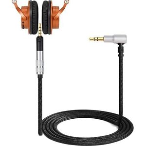 V-MOTA Oortelefoonlijn Compatibel met Audio-Technica ATH-M40X ATH-M50x ATH-M60X ATH-M70x headset (niet geschikt voor ATH-M50X BT) (1,3 m (4,2 ft))