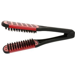 Haren Kappers Stijltang Haar Rechttrekken Dubbele Borstel Kam Klem