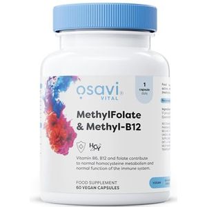 Osavi - MethylFolaat en Methyl-B12 - 60 Plantaardige Capsules