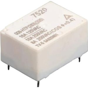 Relais voor waterkoker met 4 contacten, normaal open, HF7520 / 009 10 A / 16 A (10 A)