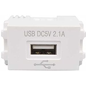 1PCS USB-voedingsmodule, 220V-aansluiting 5V-transformator 2.1A Oplaadpaneel voor mobiele telefoons