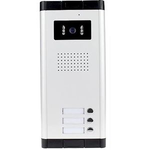 Walkie-talkie, 700TVL Waterdichte Intercom Systeem Video Deurtelefoon Outdoor Camera IR Licht Vision Met Multi Call Knoppen for Appartement/Woningen(520C-3)