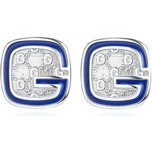 G-Letter Stud Oorbellen Voor Vrouwen Wit Koper Blauw Epoxy Geometrische Oorbel Piercing Accessoires Sieraden