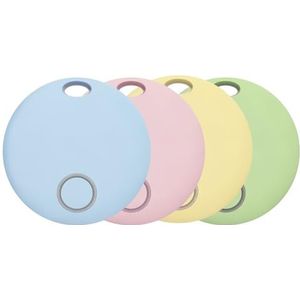 Reyke Smart Tag Pro, koffertracker, compatibel met Apple Waar is? APP (alleen iOS) sleutelvinder voor sleutels, bagage, koffer, portefeuille, IP67 waterdicht, 4 stuks