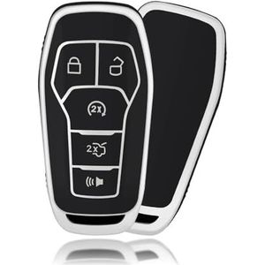 Sleutelbehuizing TPU Sleutel Beschermhoes Auto Styling Bescherming Voor Ford Voor Fusion Voor Mondeo Voor Mustang F-150 Voor Explorer Voor Rand 2015 2016 2017 2018 Autosleutelhoesje(2)