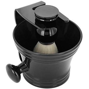 Scheerkwastset - 3-in-1 - Nylon Borstel met Standaard en Scheerschaal