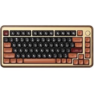PYRIOLHI Women's Keyboard - PYRIOLHI-Walnut Mechanical Keyboard - Tri-mode RGB