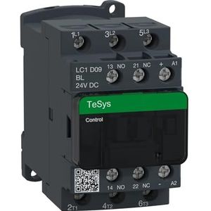 ALcorY Zwart LC1D09BL DC contactor 9A 24V 3 NO