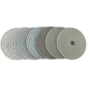DHRCONPA 7 stuks/set 5 inch 125 mm diamantpolijstpads for steen en beton