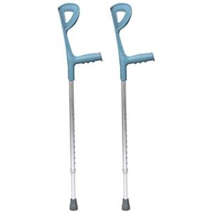 Canes Aluminium Schaalbare Arm Kruk Verstelbare Hoogte Wandelstok Antislip Oudere Gehandicapte Persoon Draagbare Actie Hulpbenodigdheden 1 Paar Made in China