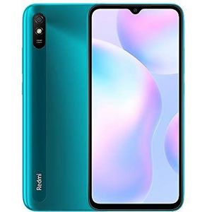 Xiaomi Redmi 9A Smartphone 2 GB RAM 32 GB ROM Mobiele Telefoon, Scherm 6,53 inch HD+ MTK Helio G25 Octa-Core, Dual SIM + Micro-SD, 13 MP Camera, AI Face Unlock, Wereldwijde Versie (Groen)