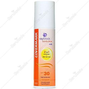 COVERMARK RAYBLOCK BODY PLUS MILK 2-in-1 Sunscreen+AFTER Sun Care SPF 30 WATERDICHT UVA UVB