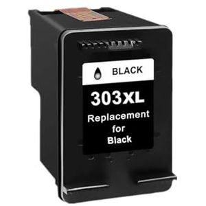 Inktcartridge for 303 XL Envy 6220 6222 6230 6234 6252 6255 6258 7822 7830 7855 7858 7864 printer(Black)