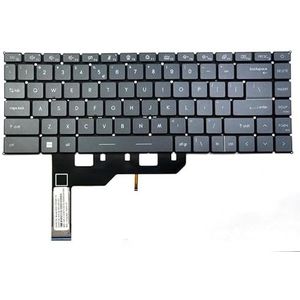 Voor MSI Modern 15 A11M A11ML A11MU A11SB A11SBL A11SBU Summit B14 B15 A11MOT A11MT Toetsenbord US Grijs Wit Verlicht