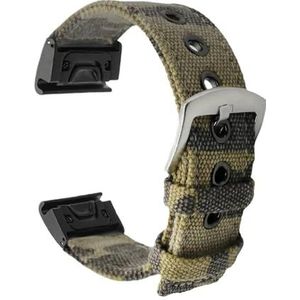 For Fenix ​​6 22 mm 26 mm polsbandje Retro Nylon Nato Quick Fit horlogebandriem geschikt for Garmin Fenix ​​5 Plus//935/Approach S60/Fenix ​​5X Plus(Grey -S,22mm for Fenix 6)