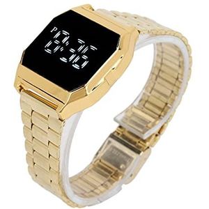 Digitaal Sporthorloge, Maat Verstelbaar, Maat Verstelbaar, Multifunctioneel LED Elektronisch Horloge voor Dagelijks Gebruik (Rosé goud)