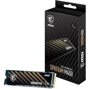 MSI SPATIUM interne solid-state drive PCI Express NVMe 4.0 x4, 1TB (SM450N1TB)