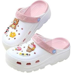 Men'S Women'S Sandals Sandals Slippers Women Shoes Summer Outdoor Slides Soft Sole Garden Shoes Indoor Sandals-White-39-40