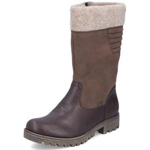 Rieker Dames winterlaarzen 78585, vrouwen laarzen, bruin 25, 37 EU