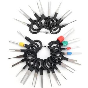 26 stuks Auto Terminals Removal Tool Set, Key Extractor Tool, Auto Elektrische Bedrading Crimp Connector, Pin Removal Tool voor Auto Onderhoud en Reparatie