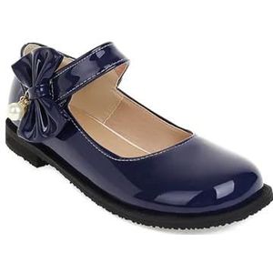 Lolita Mary Jane Lolita Mary Jane-schoenen voor vrouwen, ronde neus, enkelriem, plateau, modieuze hak, zwart, blauw, 38 EU
