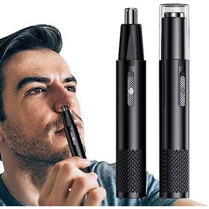 Neus- en oortrimmer voor heren,Oplaadbare neushaartrimmer | Wenkbrauwtrimmer voor heren, 2 in 1 neushaartrimmer voor heren voor voet-, baard-, gezichts-, hand- en oorhaar
