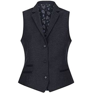 TruClothing.com Vrouwen Tweed Vest Visgraat Wol Klassiek Vest Vintage jaren 1920 Peaky Gatsby, Zwart 07, 10
