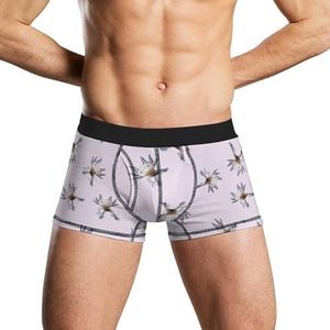 Schattige Baby Axolotl Zacht Heren Ondergoed Comfortabele Ademend Fit Boxer Slips Shorts 2XL