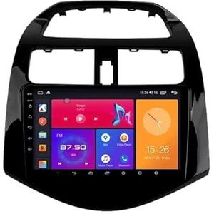 Android 13 Autoradio 9 inch Touch scherm dubbele Din auto stereo voor Chevrolet Spark M300 2009-2016 met Bluetooth/FM radio/wifi/USB/stuurwielbediening/GPS(8 Core 8+256G)