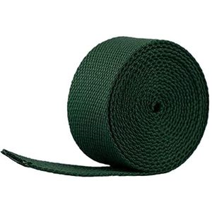 DQZRTUECA Polyester katoenen band, veelkleurig, 38 mm x 5-20 meter(Dark Green,38mm x 10Yards)