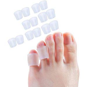Gel - Siliconen Teenspreider - 12 Stuks - Voor Teen- en Vingerbescherming