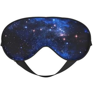 Galaxy Night Sleep Mask Nachtslaap Zacht Oogmasker Verstelbare Riem Werkt Nap Positie Slaaphulp