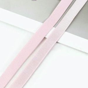 5/10M 6mm-25mm BH-verlengband, zachte rubberen bandjes voor doe-het-zelf kleding, naaien, haarband, tape, benodigdheden - roze - 6mm - 10 meter