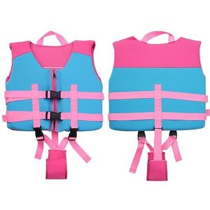 GugriSea Children Learn To Swim In Floating Suits, Children's Swimming Training, Children's Floating Rings, Safety Sleeves (Blauw : Roze, Maat : XL)