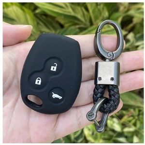 Autosleutel beschermhoes Siliconen Autosleutel Shell Cover Case Protector Holder Skin Voor Duster Voor Logan Voor Fluence Voor Clio Voor Vivaro 3 Knop Sleutel Sleutel Shell(3)
