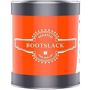 BEKATEQ LS-100 Bootlak kleurloos voor binnen en buiten, 1 liter, glanzend, transparante lak voor hout, parketlak, trappenlak, scheepslak, jachtlak, zeer belastbaar, weerbestendig, zoet- en