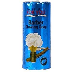 More For You Scheerset, scheerzeep stick 75 g met scheerborstel - scheercrème - scheerkwast en scheerzeep voor klassiek nat scheren