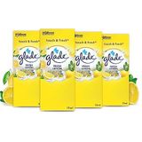 Glade Touch & Fresh (Brise One Touch) navulling, luchtverfrisser minispray, Fresh Lemon (Limone), 4 stuks (4 x 10 ml)