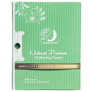 Blotting Paper, olieabsorberende vellen, linnen, groen, Green Tea - 1 Pack