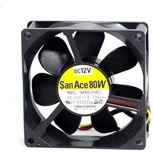 Koelventilator voor Sanyo 9WP0812H401 Geïmporteerde Japanse IP68 Waterdichte Ventilator 8025 12 V Koelventilator