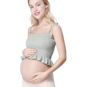 Realistische Nep Zwangerschapsbuik van Siliconen - Verstelbare Buik voor Kostuums, Film & Theater (3 Maten, Huidskleur)