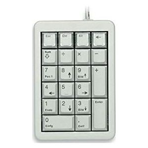 CHERRY G84-4700 TOETSENBORD, US layout, bedraad toetsenbord, individueel programmeerbare toetsen, lichtgrijs